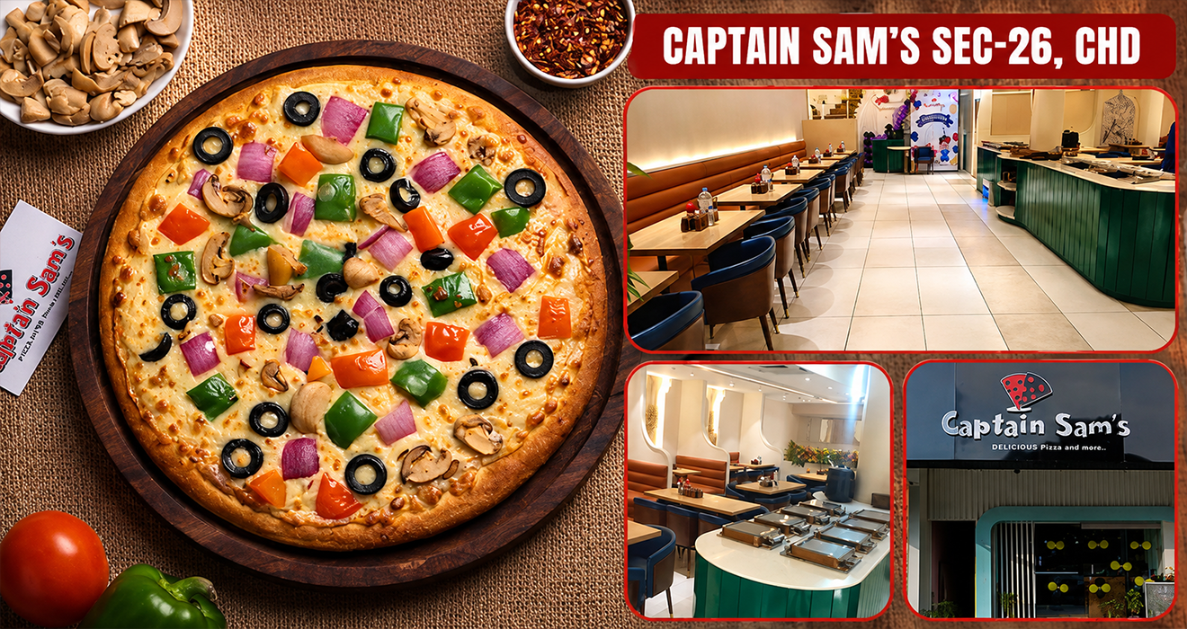 captain sam pizza sec 26 chandigarh